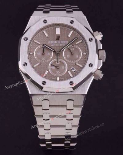 Replica Audemars Piguet Royal Oak Gray Chronograph Dial Watch